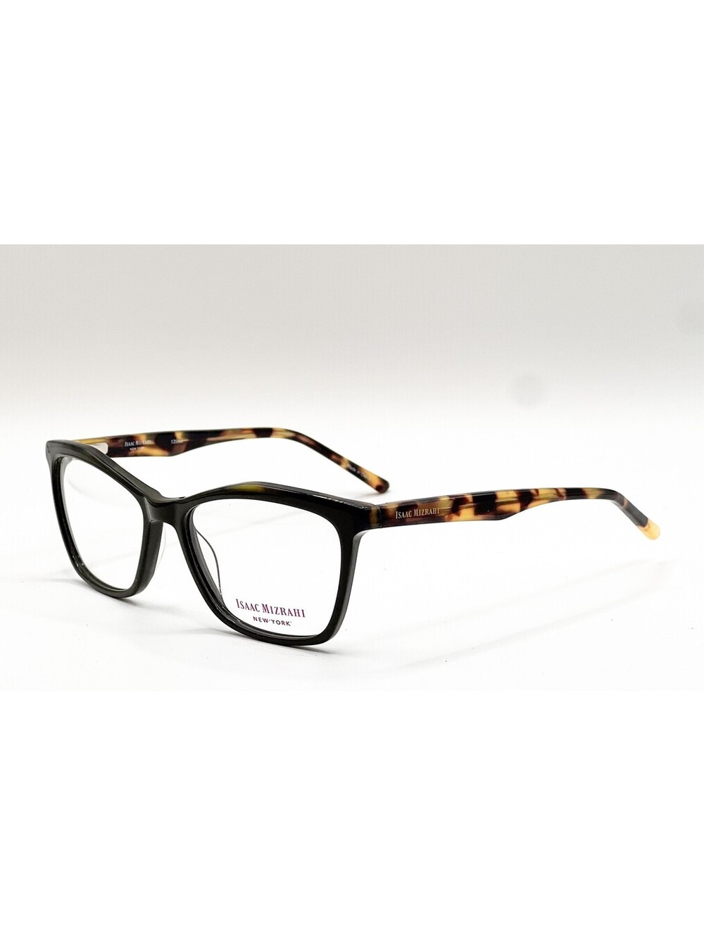 Isaac Mizrahi IM30031 GN Tortoise Olive Rectangle Eyeglass Frames 52-16-135